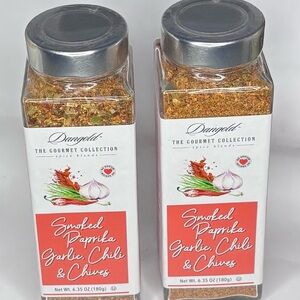 Lot of 2 Dangold Spice Blends 
 Smoked paprika, Garlic, Chili and Chives
